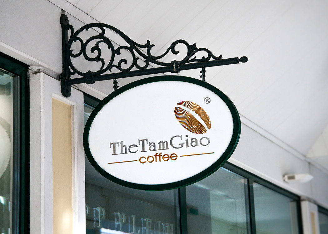 THE TAM GIAO COFFEE - Đặt tên và thiết kế logo nhận diện thương hiệu cho quán cà phê The Tâm Giao Coffee